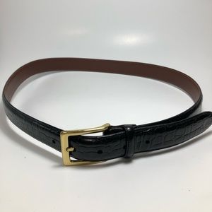 Men’s Black Dress Belt
